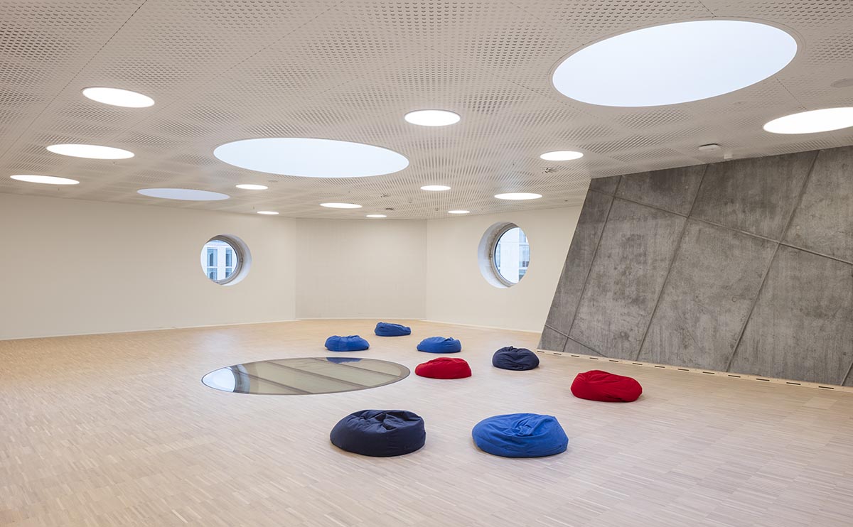 MVDRV and ADEPT’s community centre KuBe featuring playful urban gardens opened in Copenhagen