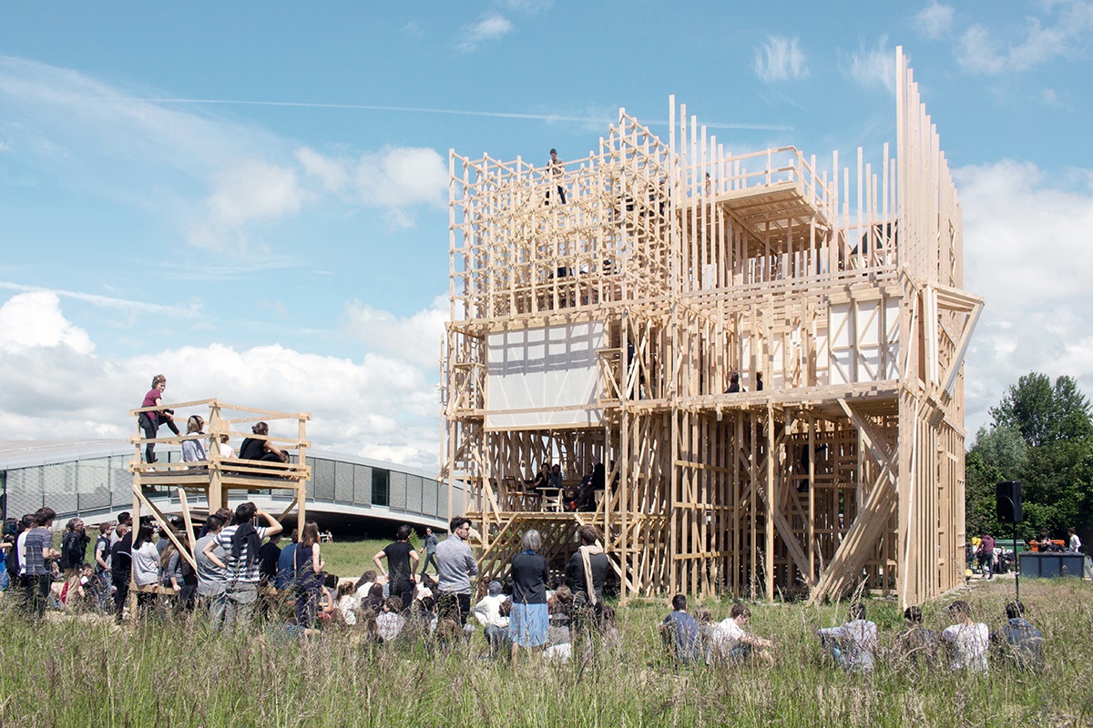 ALICE installs a fully-fledged timber framework 