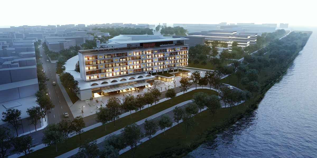 ONZ Architects+Bom Architecture + MDesign unveil new images of ’La Benauge’ in France