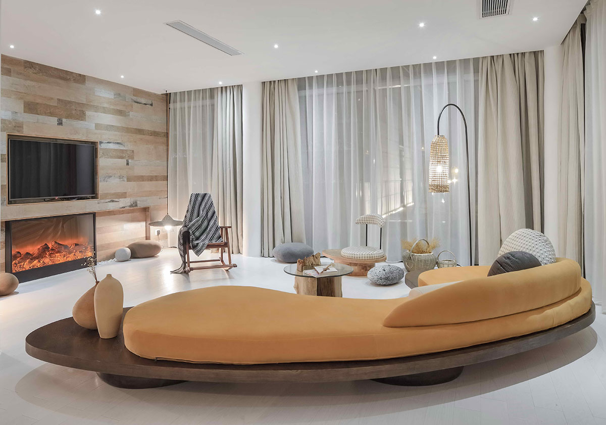 The Ripple Hotel and its furnitures are completely made up of wood and bamboo designed by Li Xiang