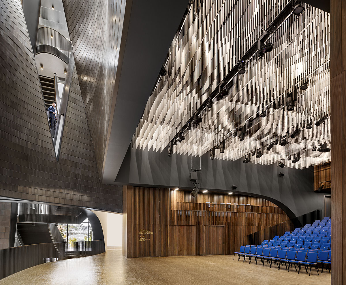 Mega interlocking Studio Bell Music Centre by Allied Works Architecture opened in Canada