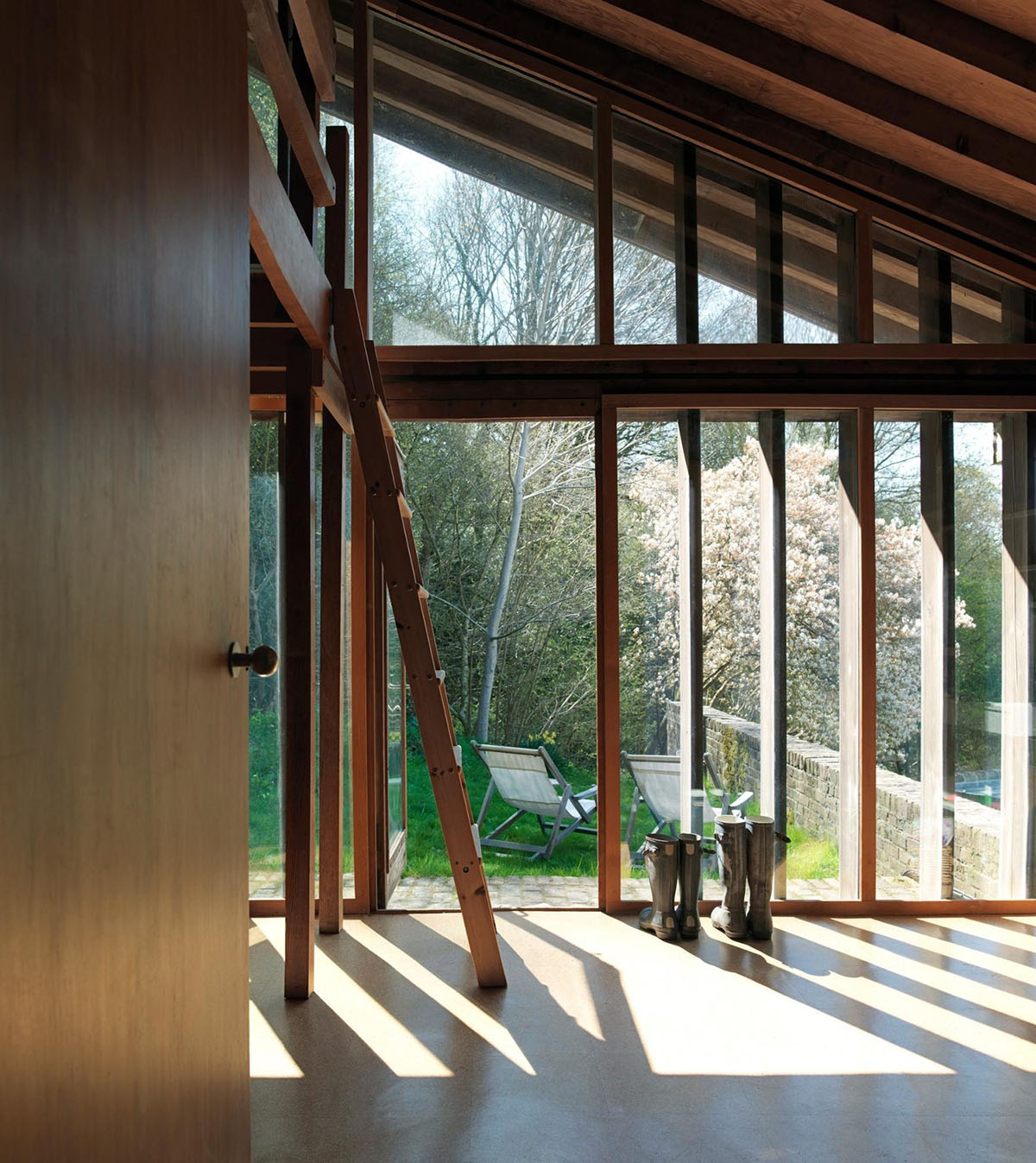 Ansty Plum is reimagined atop steep wooded slope in Wlitshire by Coppin Dockray