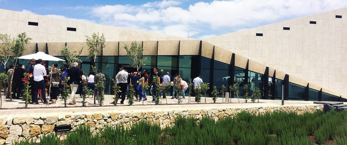 The Palestinian Museum designed by Heneghan Peng Architects opened in Birzeit