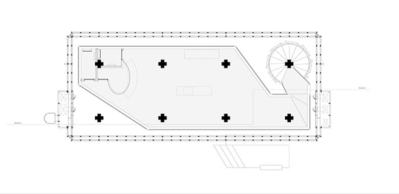 Acne Studio’s lightbox in Seoul conceals concrete monster inside designed by Sophie Hicks Architects