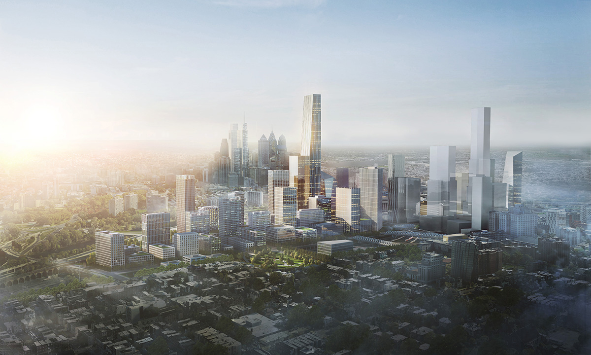 SOM reveals new images of Philadelphia 30th Street Station Master Plan