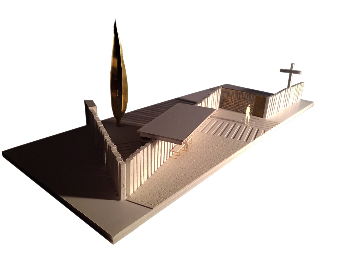 Muka Arquitectura completes New Access and Columbarium in Lozoya, Madrid