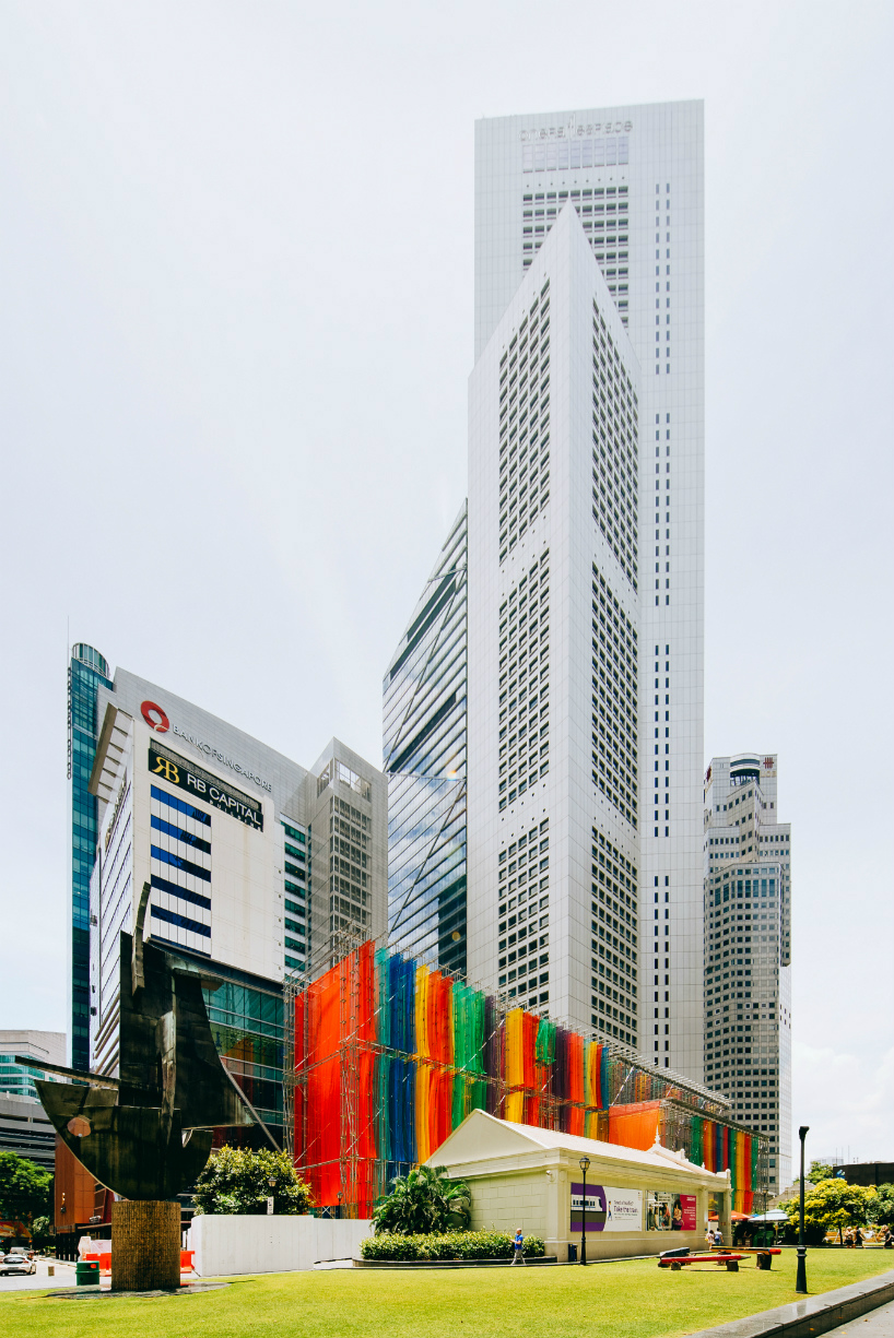 DP Architects’ techno-coloured pavilion affects people’s physiological responses, set for Archifest