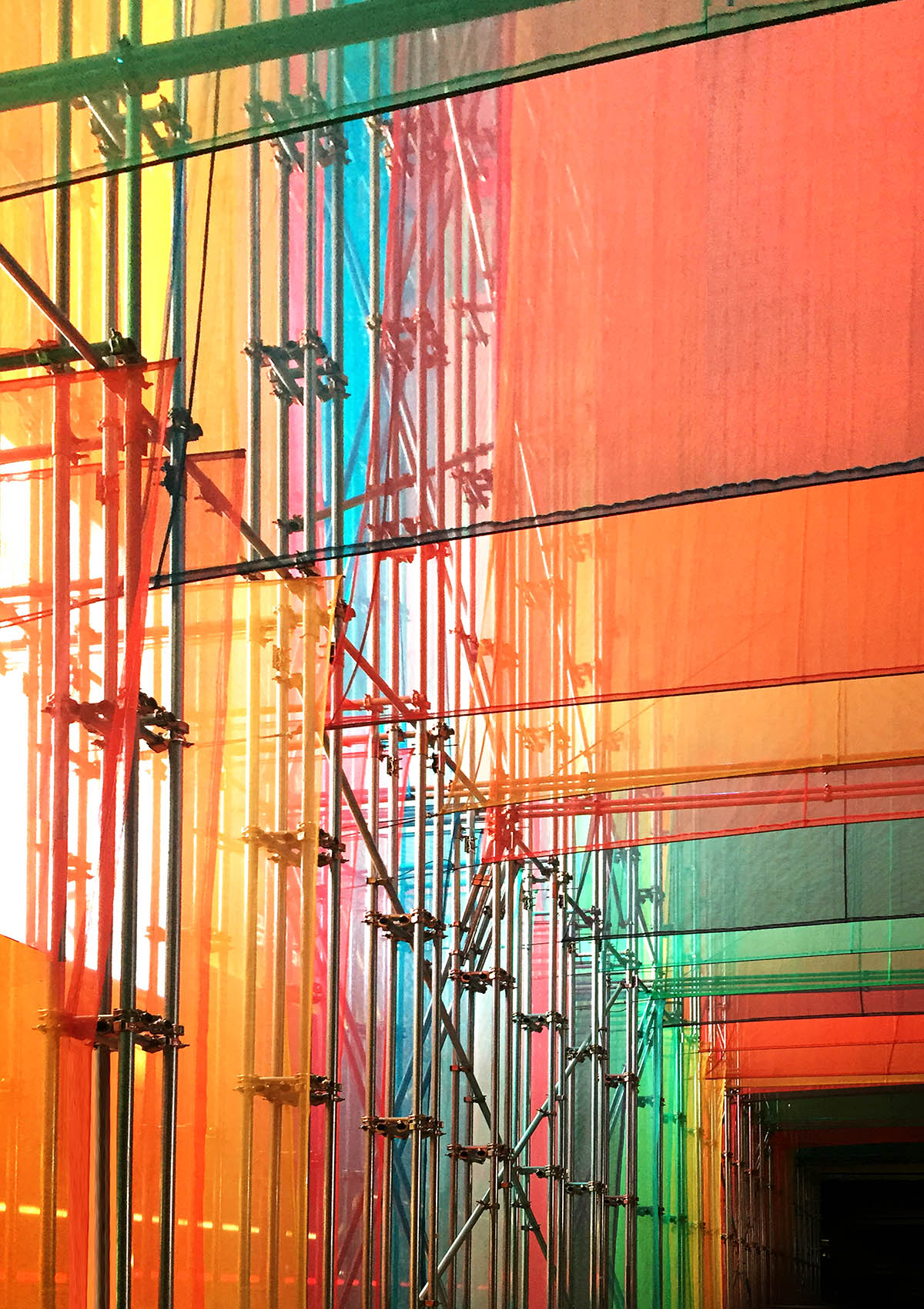 DP Architects’ techno-coloured pavilion affects people’s physiological responses, set for Archifest