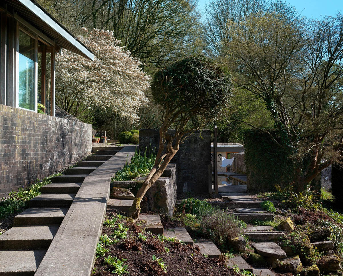 Ansty Plum is reimagined atop steep wooded slope in Wlitshire by Coppin Dockray