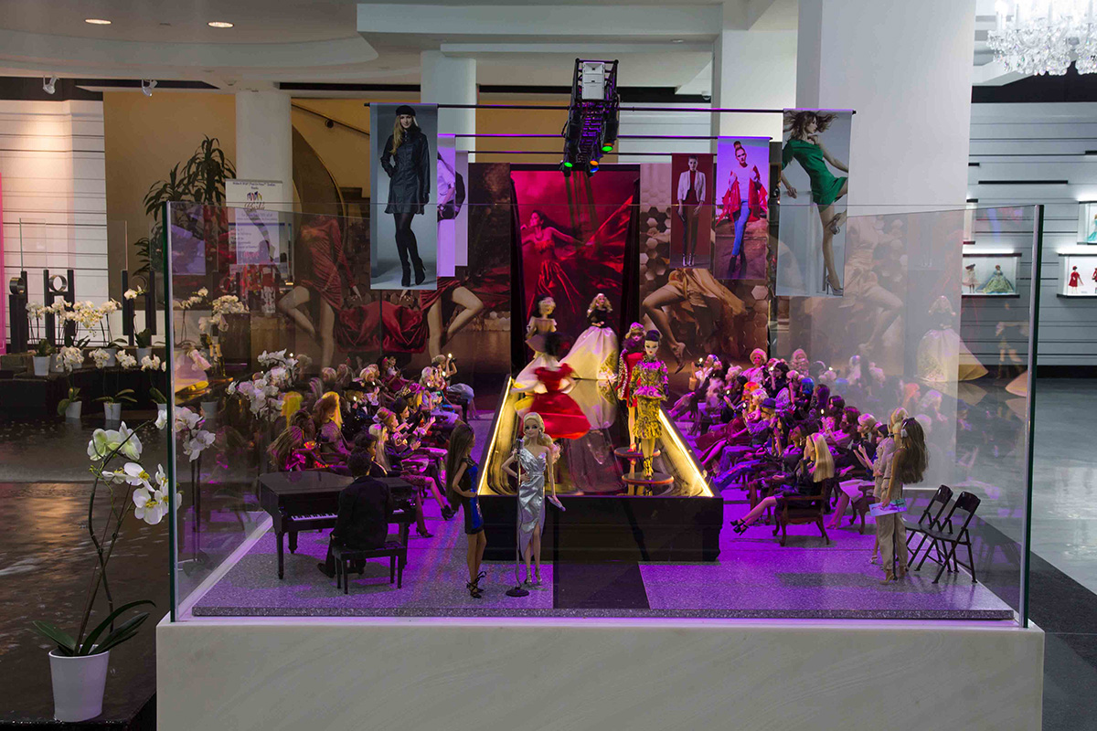 Les Cours Mont-Royal presents the largest permanent exhibit of Barbie dolls in the world