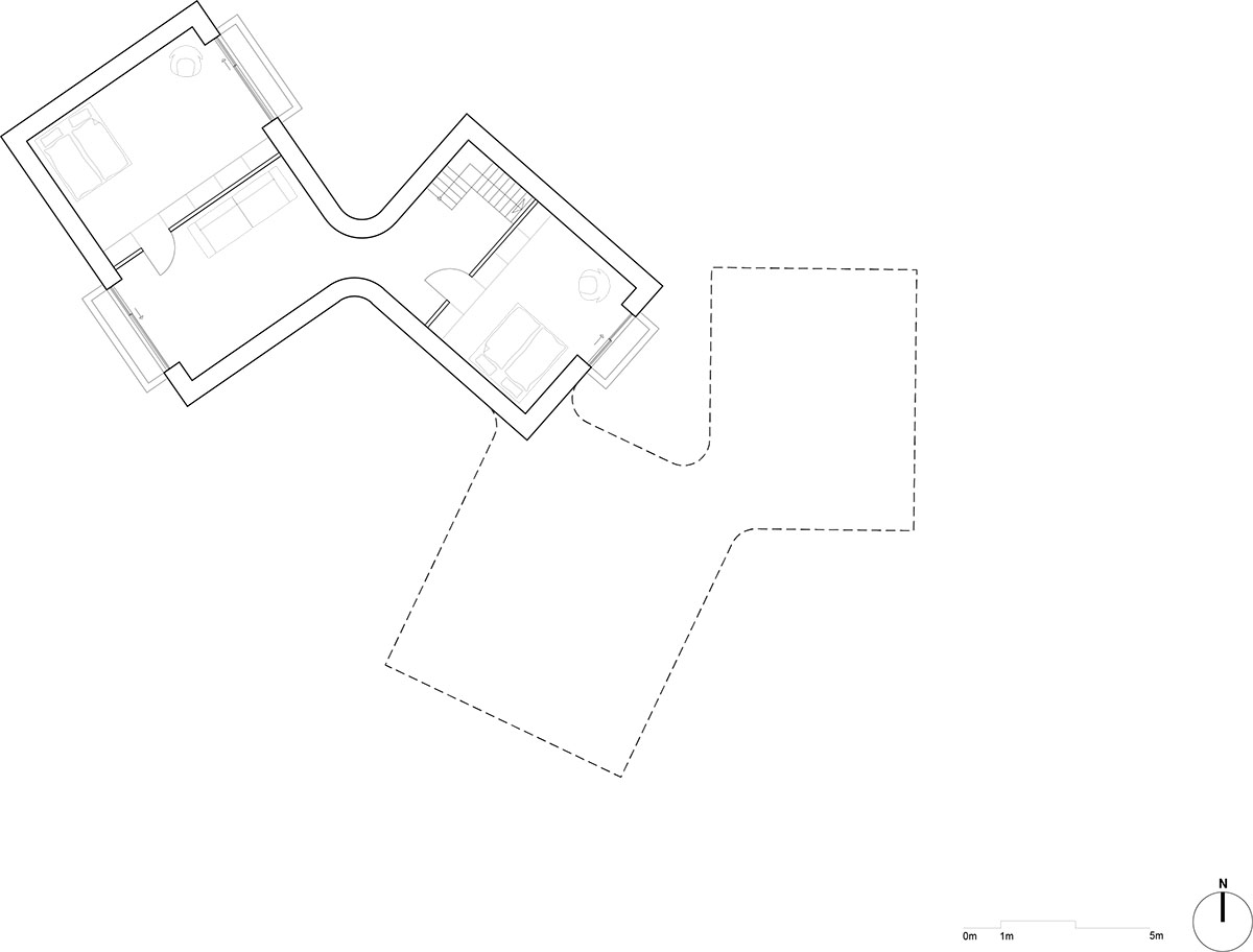 ADEPT completes soft-edged private villa with floating transitions in the interior