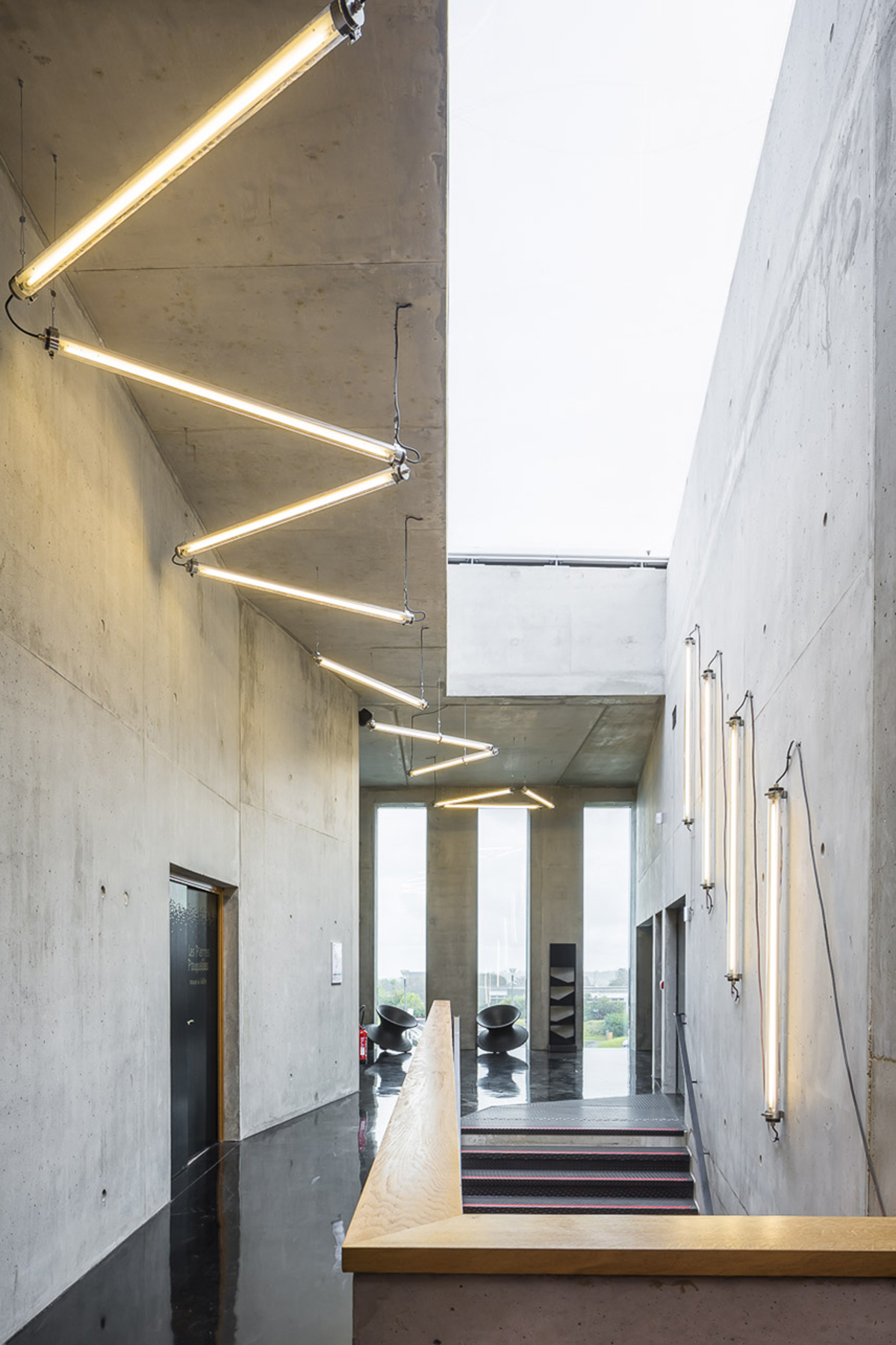 Peripheriques Architects completed Espace culturel de la Hague in France
