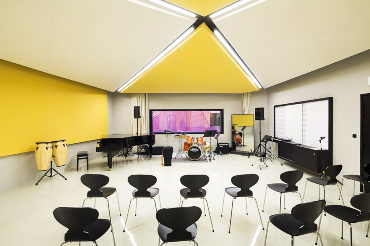 Peripheriques Architects completed Espace culturel de la Hague in France