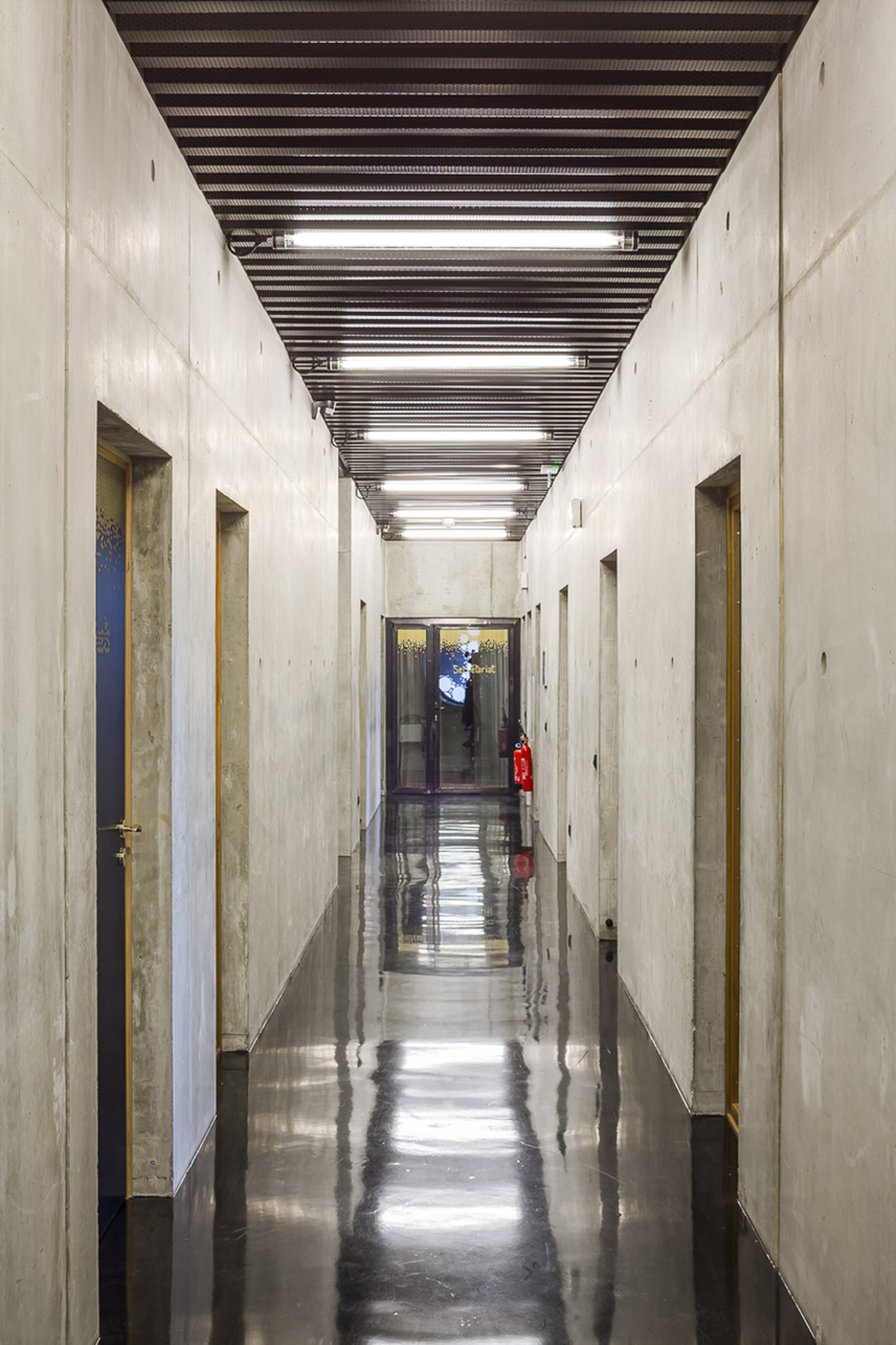 Peripheriques Architects completed Espace culturel de la Hague in France