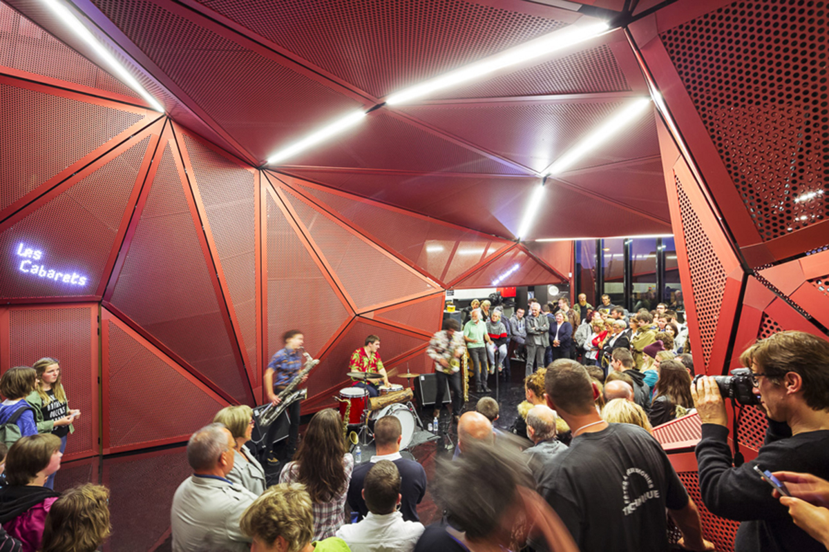 Peripheriques Architects completed Espace culturel de la Hague in France