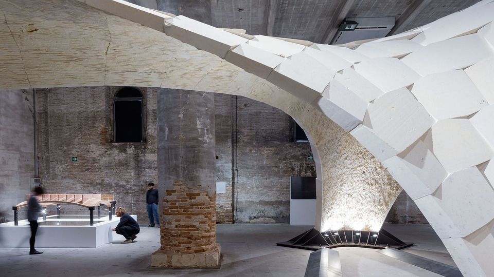Armadillo Vault by ETH Zurich is searching for new elegant structural forms at the Venice Biennale