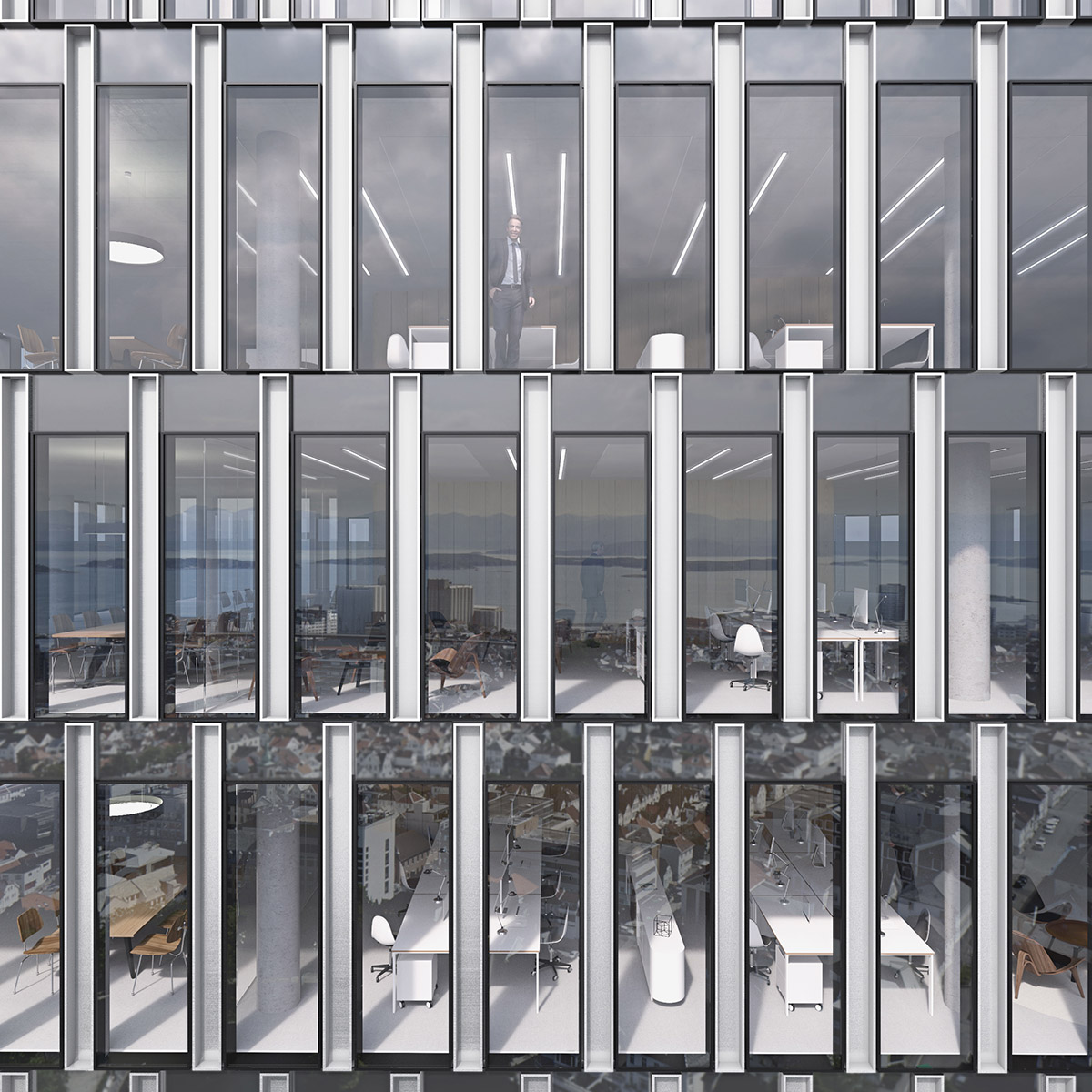 Schmidt Hammer Lassen Architects win competition for redevelopment and high-rise in Norway