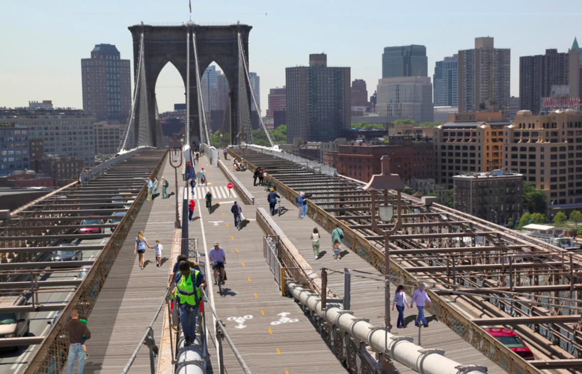The 133-year-old Brooklyn bridge might get expansion due to overcrowd