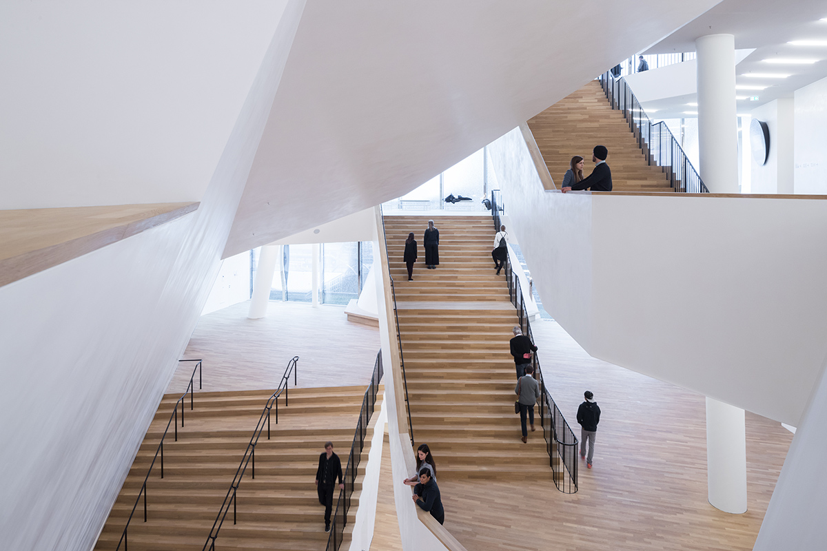 The Plaza of the Elbphilharmonie by Herzog&de Meuron officially opened to public in Hamburg