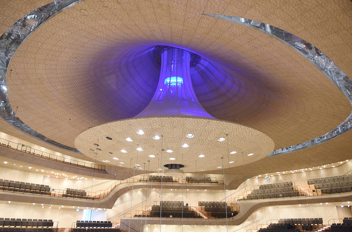 The Plaza of the Elbphilharmonie by Herzog&de Meuron officially opened to public in Hamburg