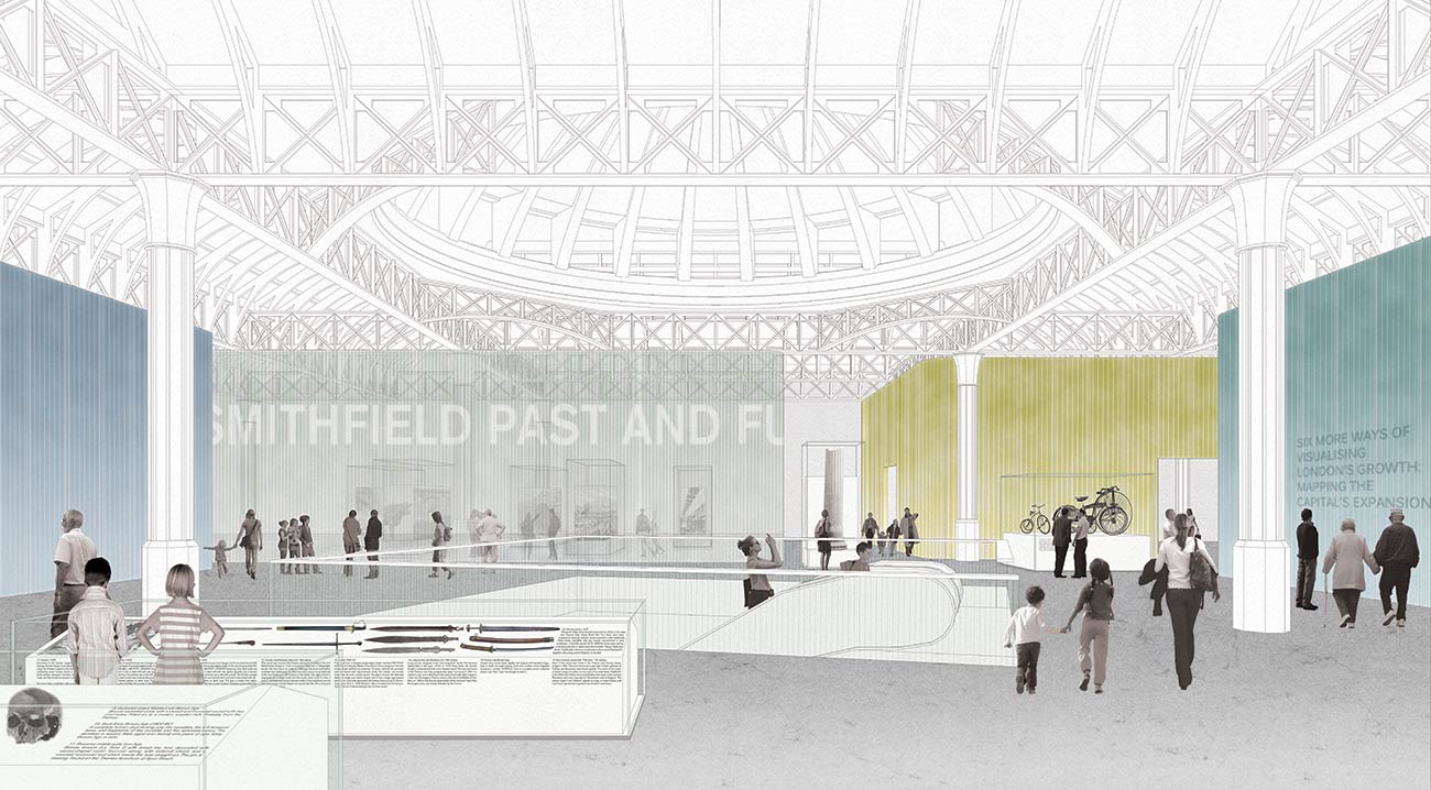 Museum Of London reveals design concepts for New Museum at West Smithfield