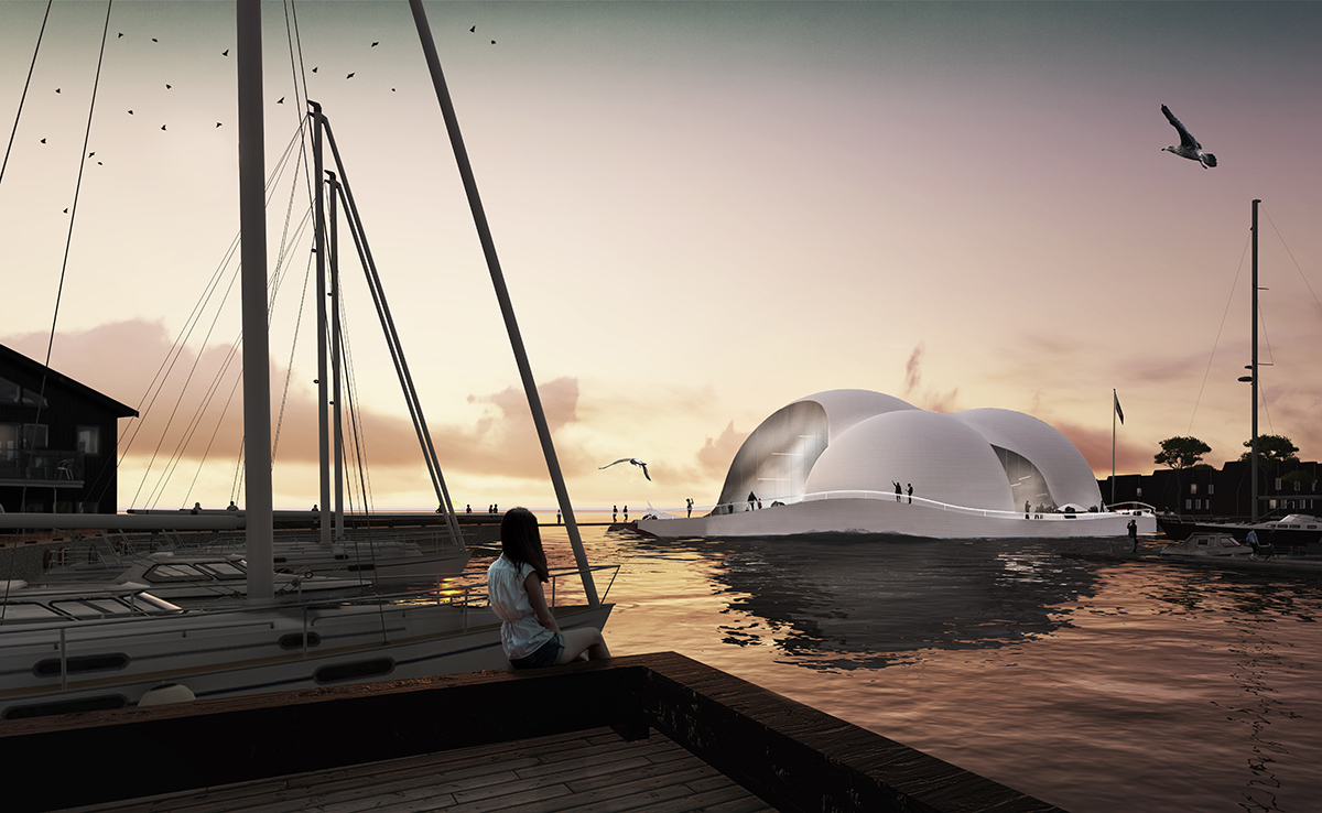 CEBRA designs new cultural attraction on Greenland and the Arctic with amorphous form