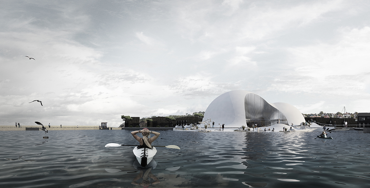 CEBRA designs new cultural attraction on Greenland and the Arctic with amorphous form