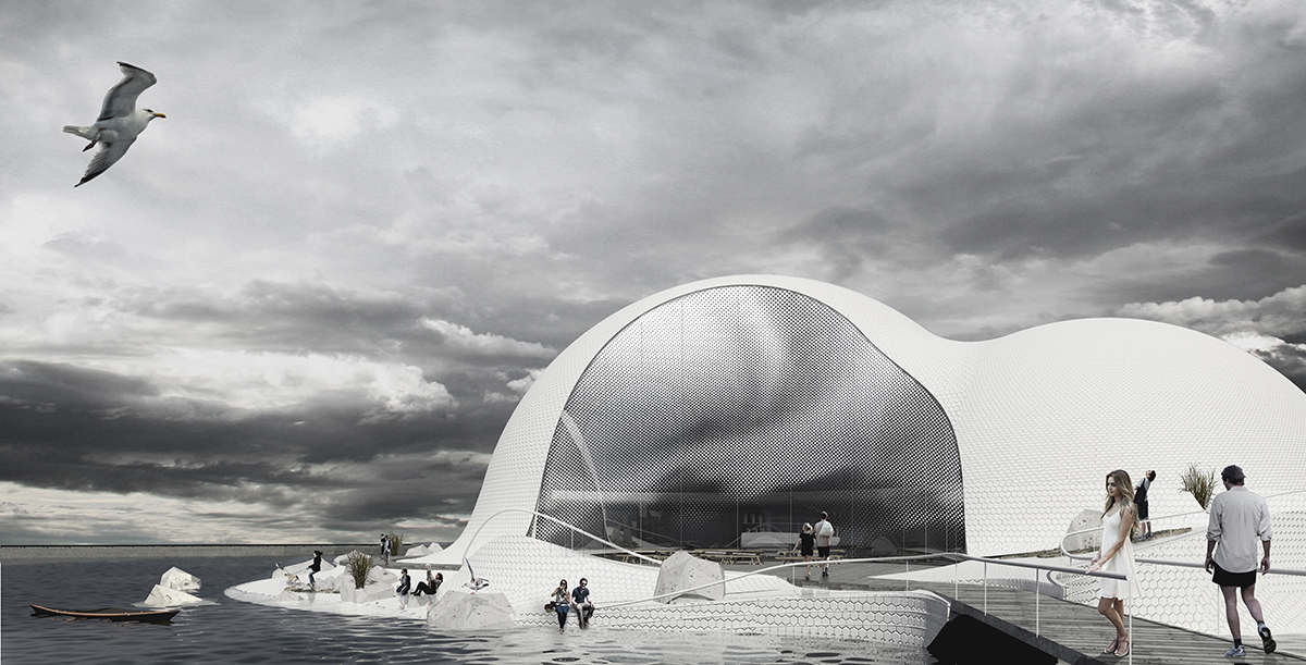 CEBRA designs new cultural attraction on Greenland and the Arctic with amorphous form