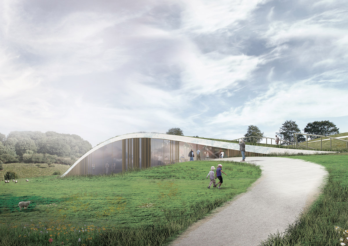 New visitor centre embedded in historic landscape of Denmark unveiled by CEBRA