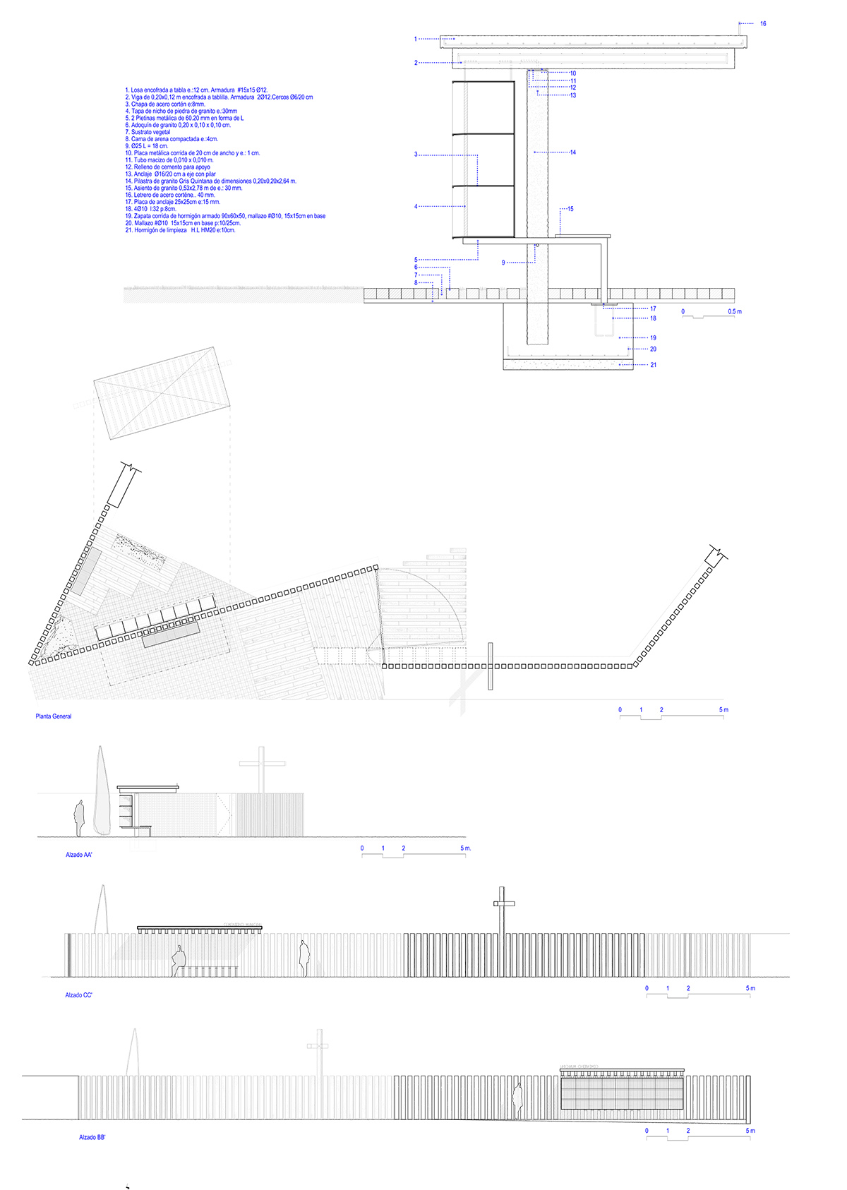Muka Arquitectura completes New Access and Columbarium in Lozoya, Madrid