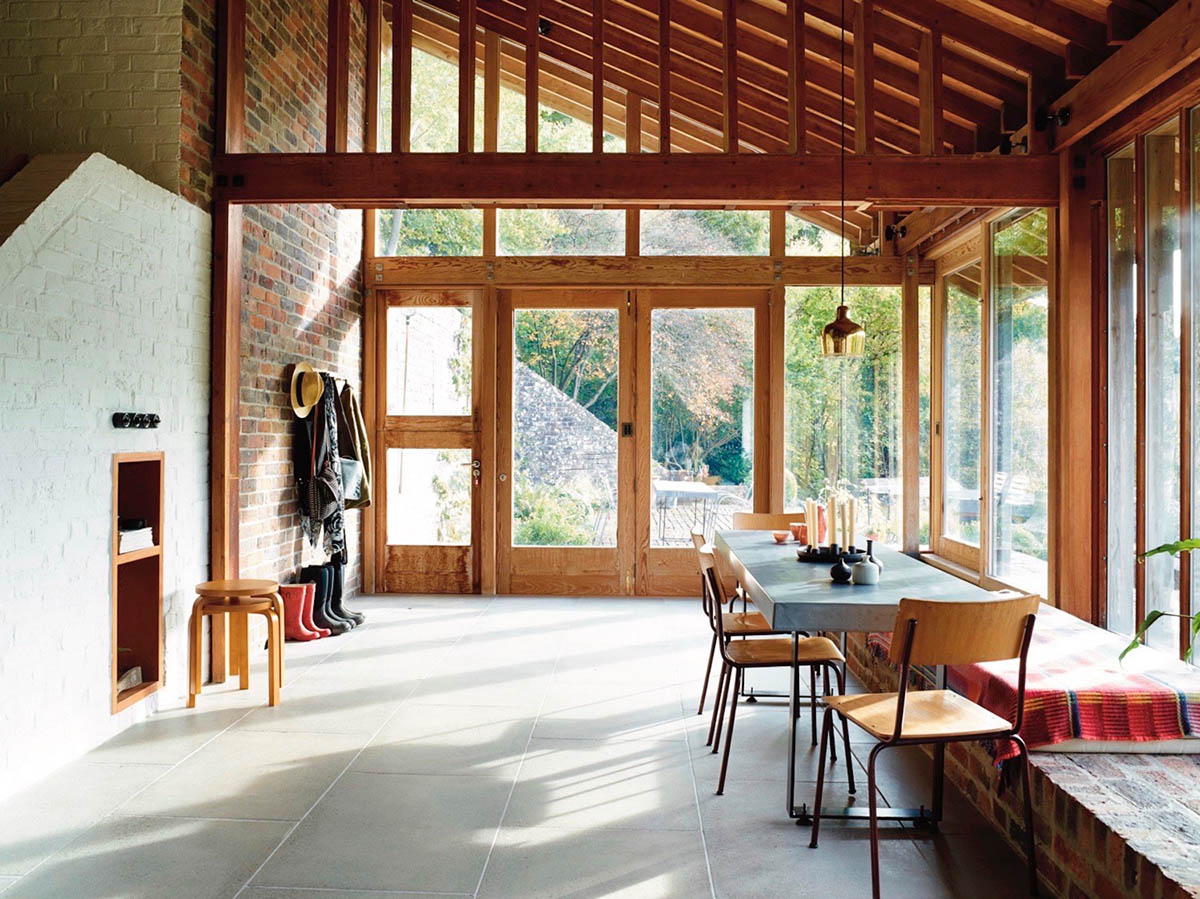 Ansty Plum is reimagined atop steep wooded slope in Wlitshire by Coppin Dockray