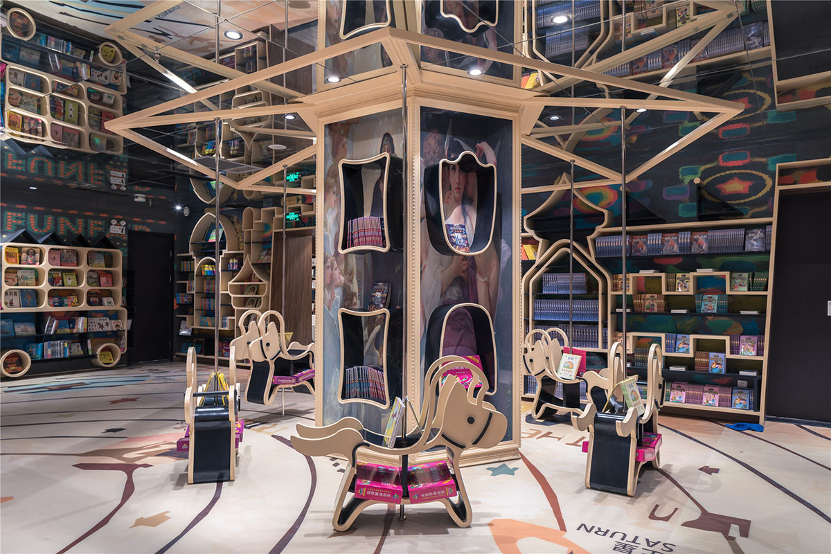 Li Xiang creates Zhongshuge Hangzhou, a forest of books theatrically arranged in China