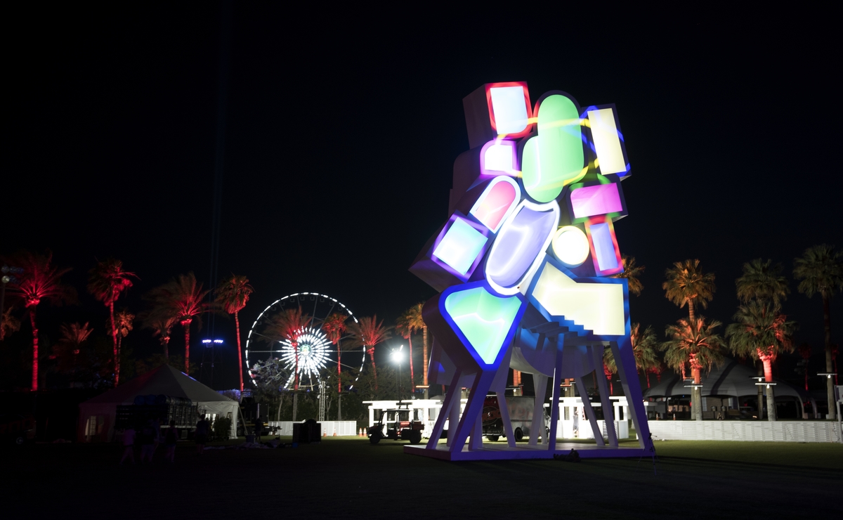 Art installation at Coachella Festival 2016