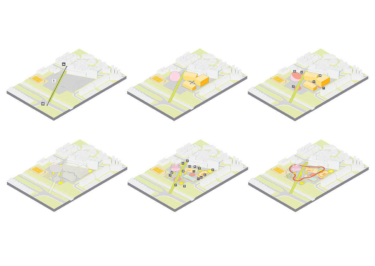 MVRDV’s Xili Sports Centre combines lives of different generations within four buzzy volumes