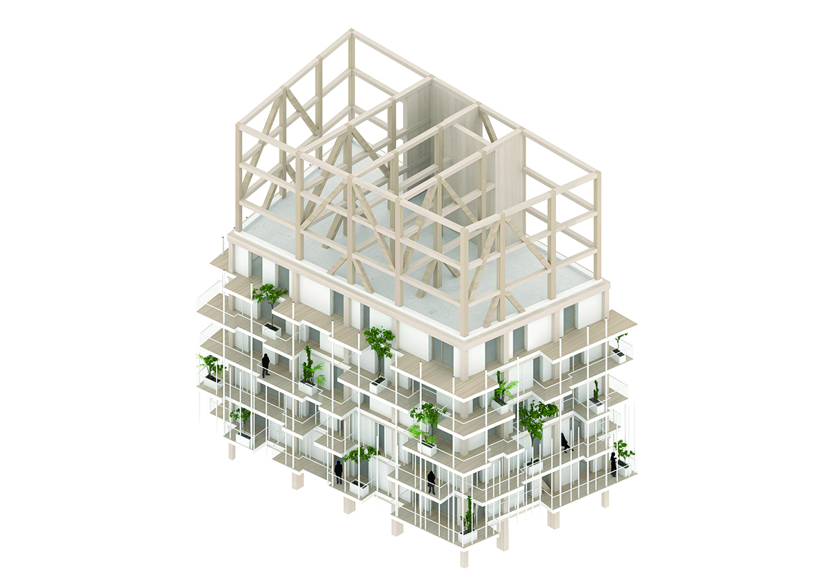 Sou Fujimoto and Laisn&eacute; Roussel unveil wooden &rsquo;Canopia&rsquo; tower in France