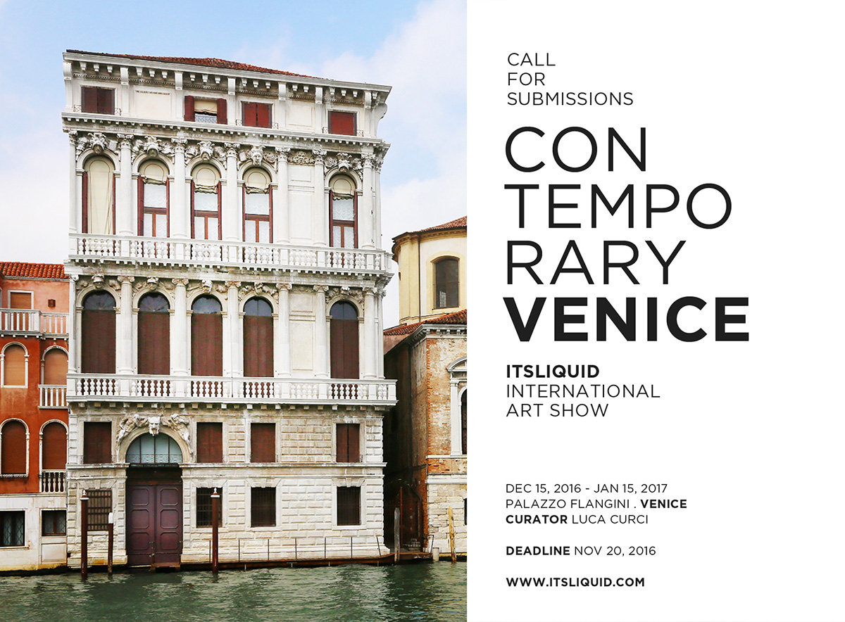 Call for submissions: Contemporary Venice – It’s Liquid International Art Show