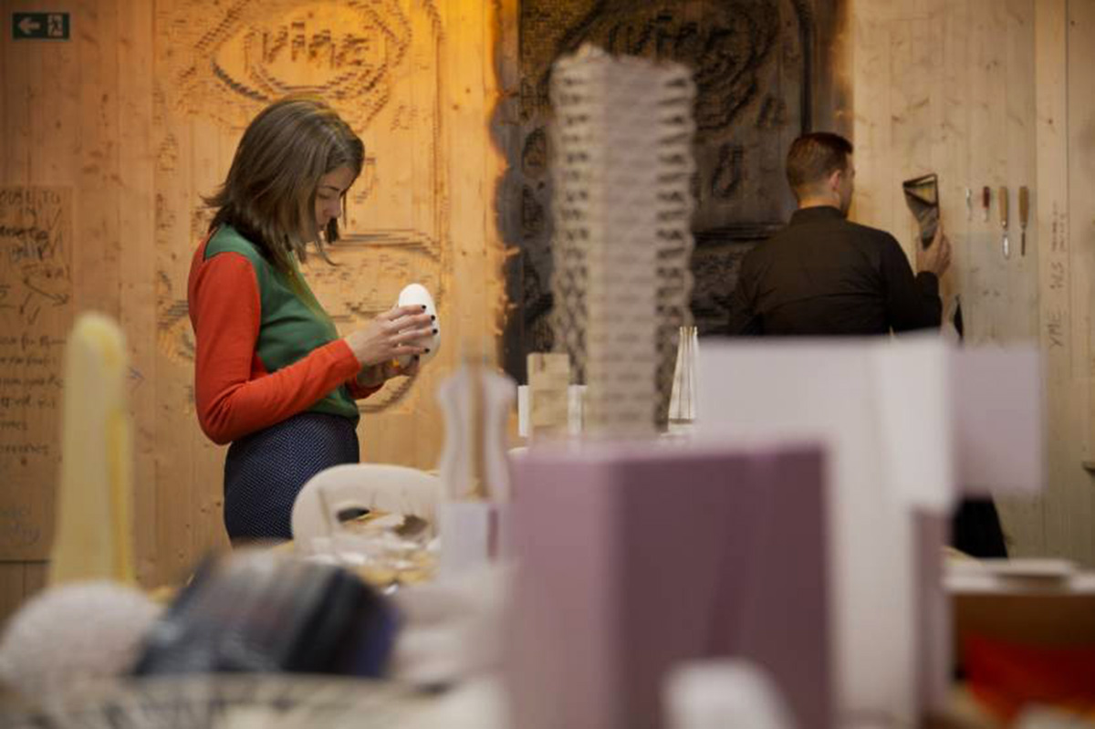 Snøhetta opens exhibition at the Center for Architecture in Portland on April 17, 2016