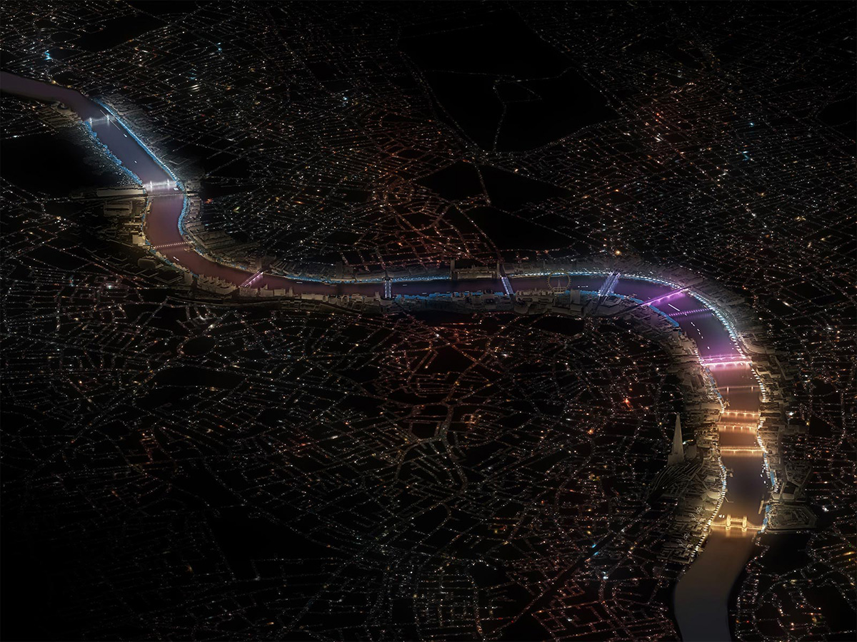 6 creative proposals unveiled for Lighting London’s Bridges