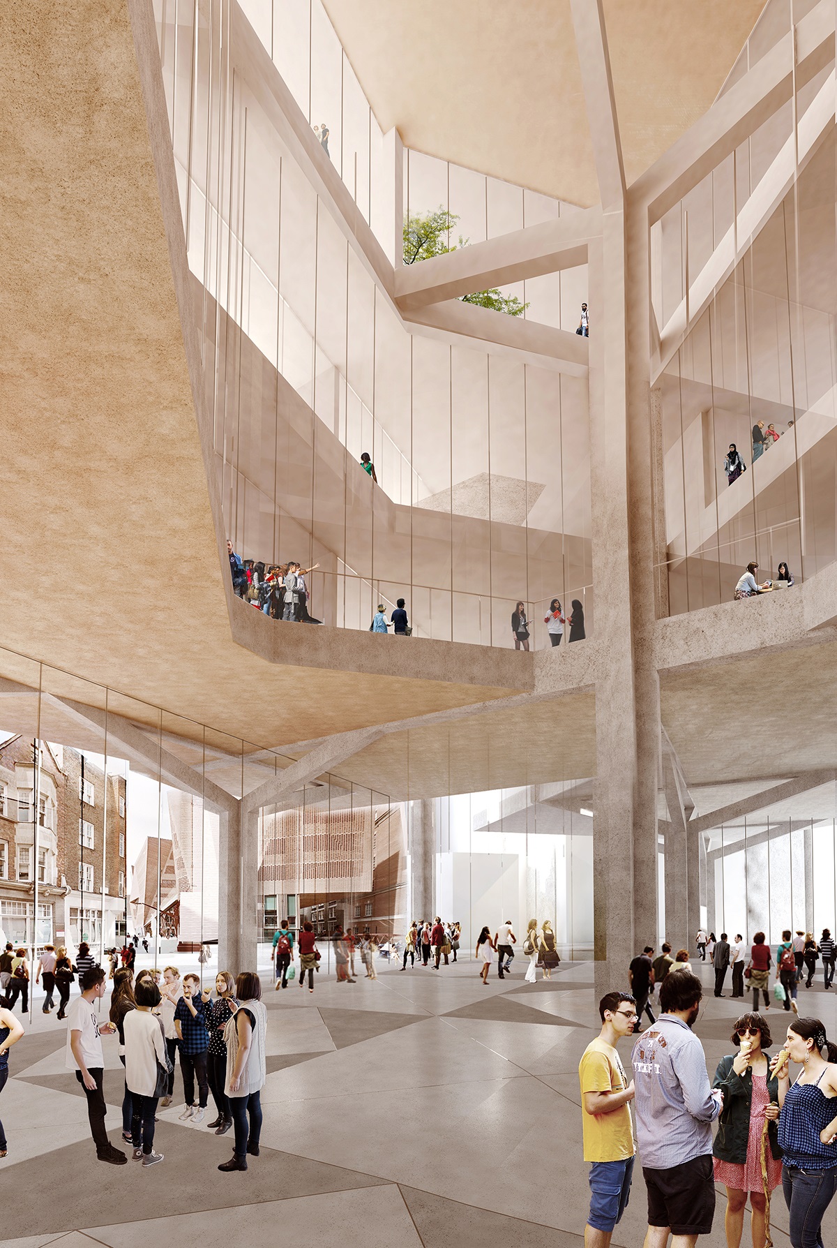 Architects seeing. LSE University. Grafton Architects.