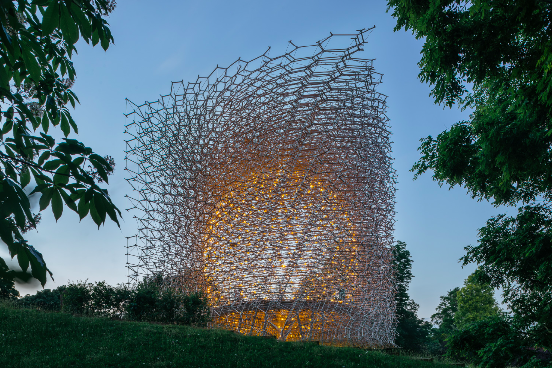 Wolfgang Buttress’ bee-inspired Pavilion moved to Kew Gardens
