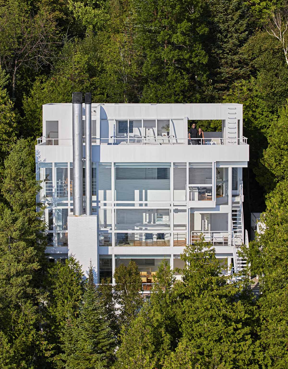 Richard Meier’s Douglas House in Michigan receives Historical Designation