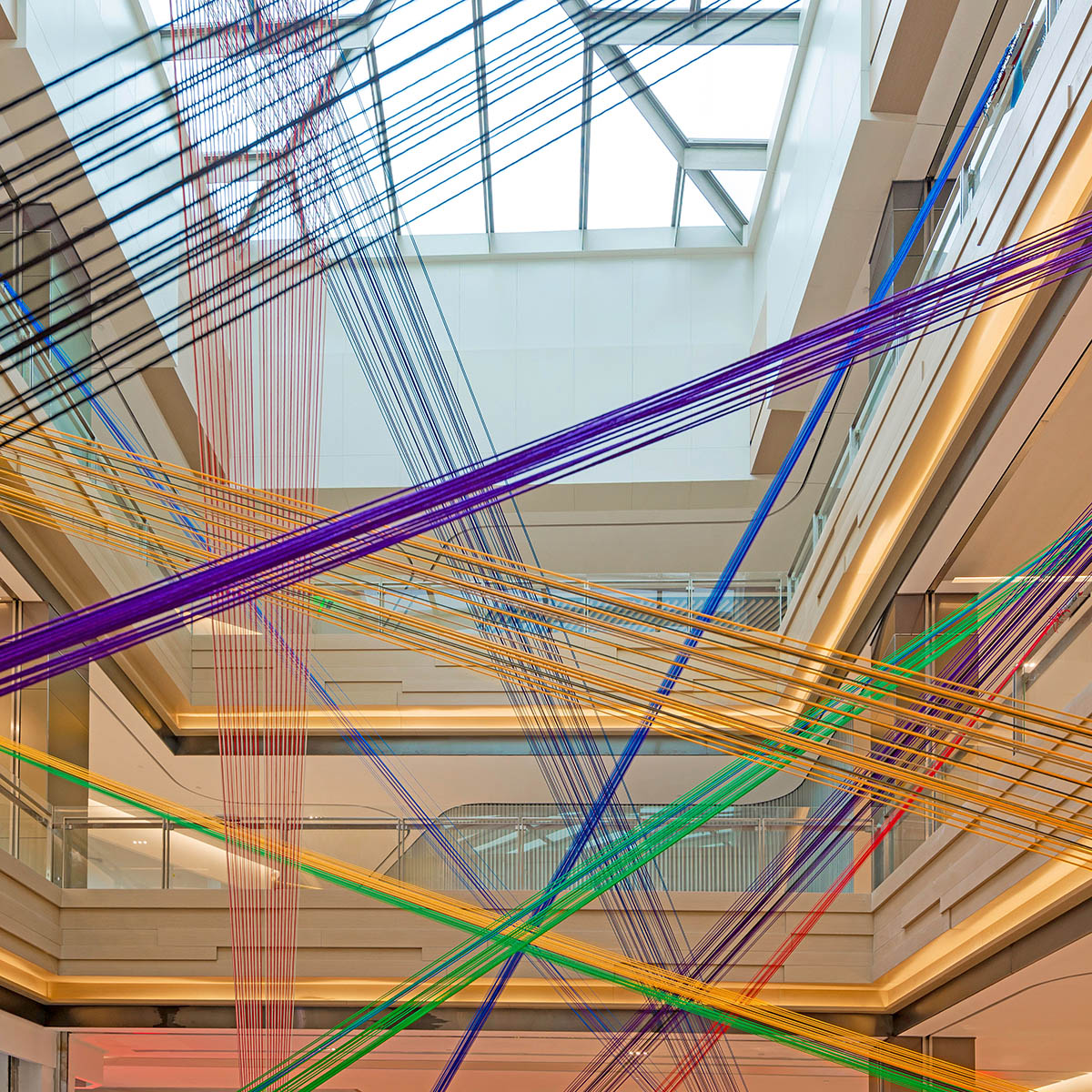 100architects revived Shanghai’s shopping mall with coloured stripes and splash of vivid colour path