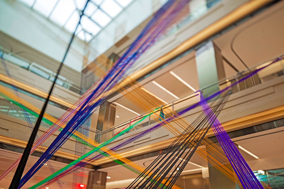 100architects revived Shanghai’s shopping mall with coloured stripes and splash of vivid colour path