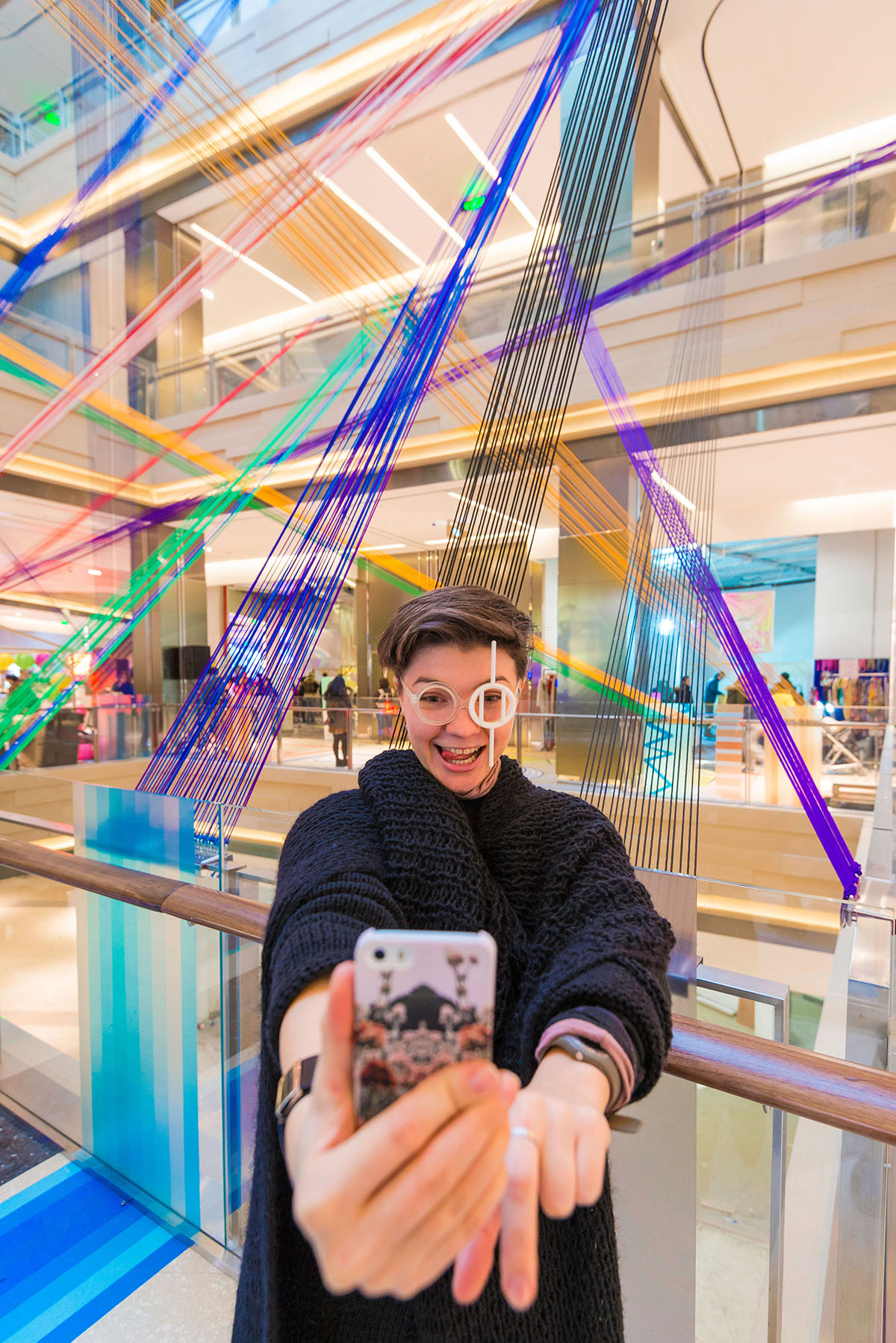 100architects revived Shanghai’s shopping mall with coloured stripes and splash of vivid colour path