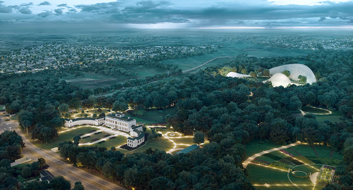 Mecanoo reveals porous bubble-shaped experimental garden for sustainable society in Netherlands