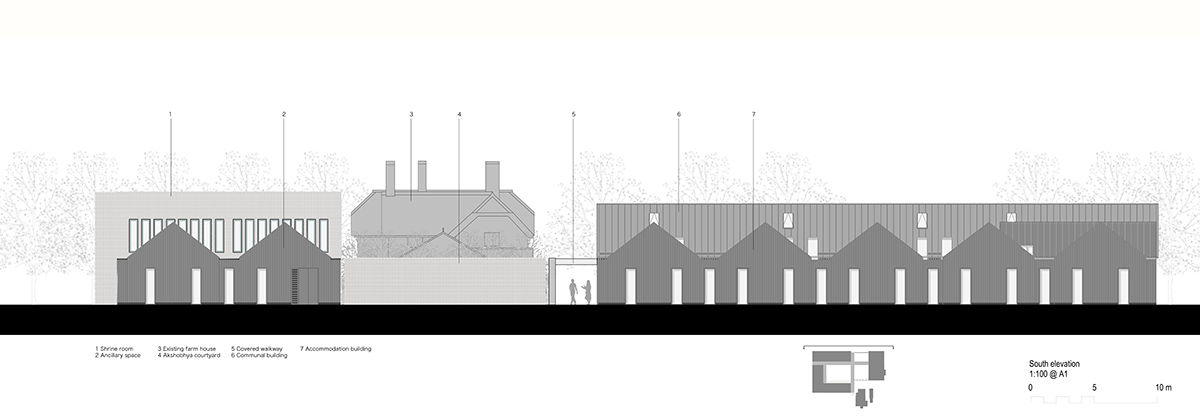 A Buddhist retreat in the Suffolk countryside reopened, designed by Walters & Cohen Architects