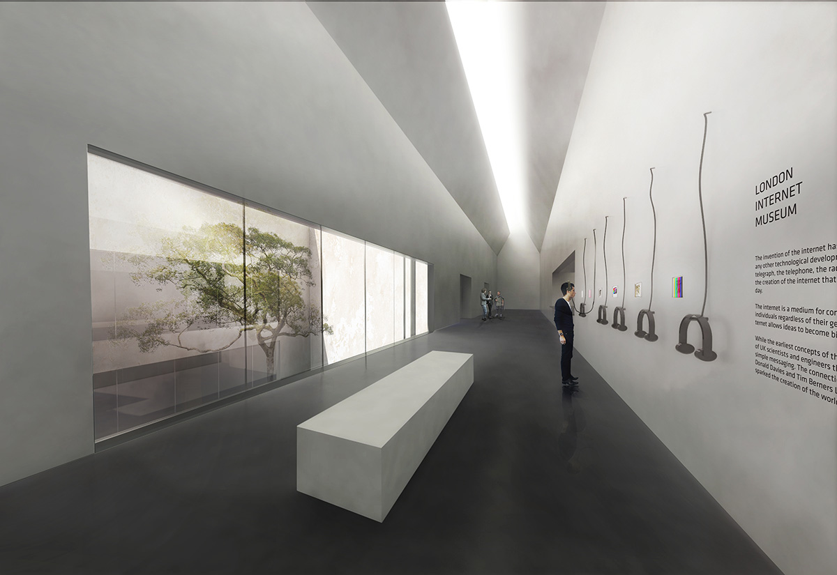 New London Internet Museum is built by using assemblage of crowd-sourced processes