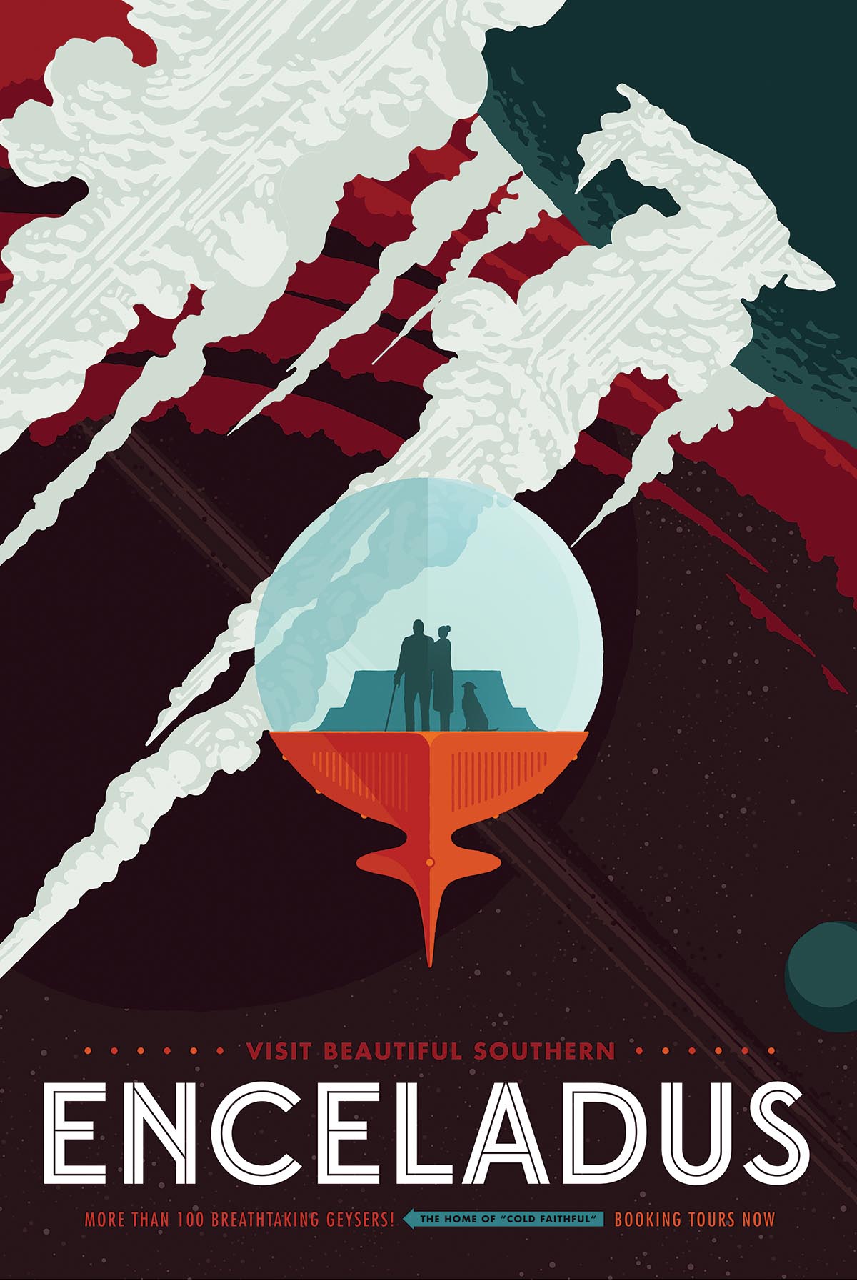 NASA releases exotic cosmic locales as space tourism posters