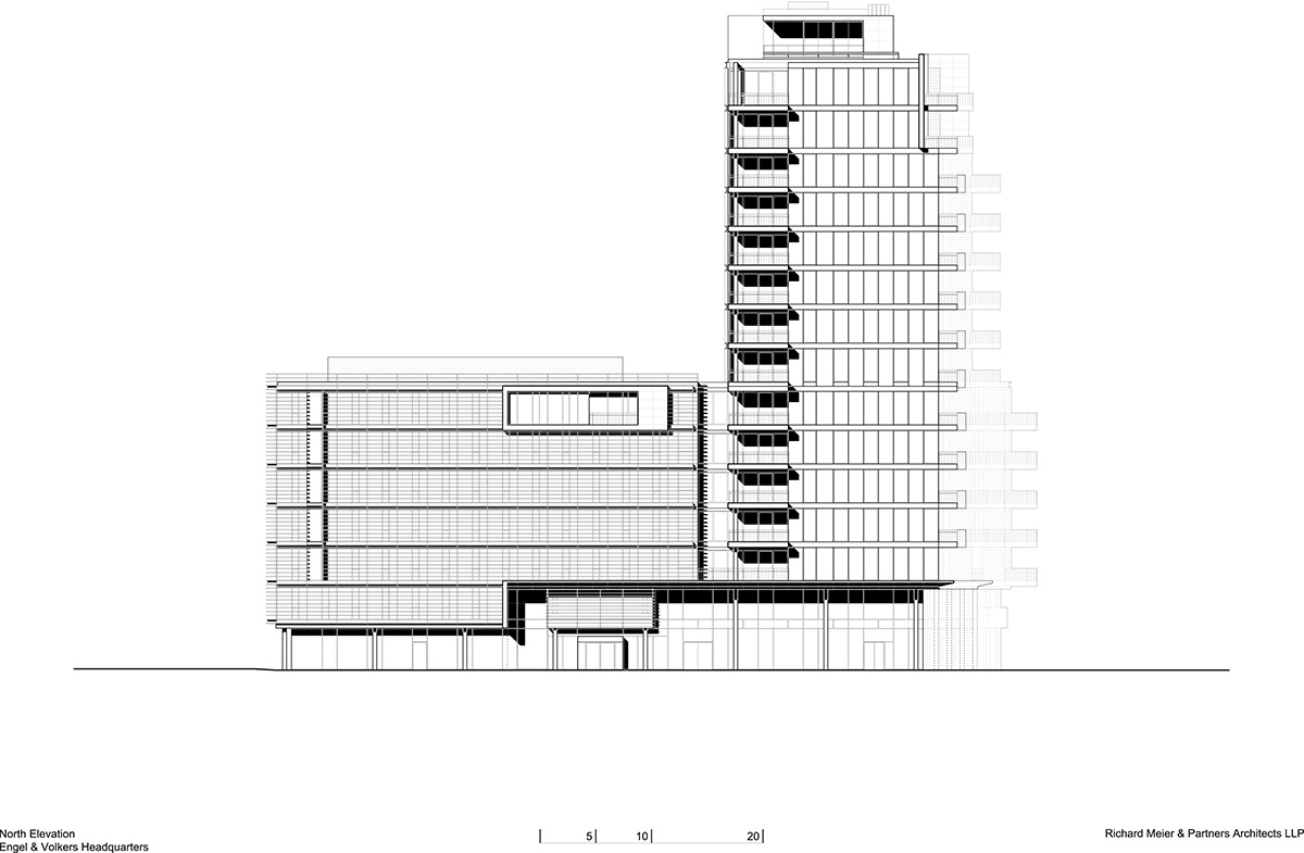 Richard Meier&Partners unveils new apartments and headquarters filled with natural light in Hamburg