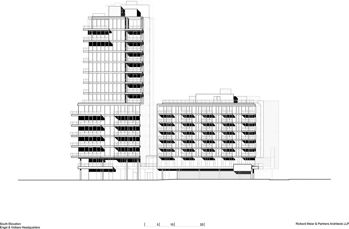 Richard Meier&Partners unveils new apartments and headquarters filled with natural light in Hamburg
